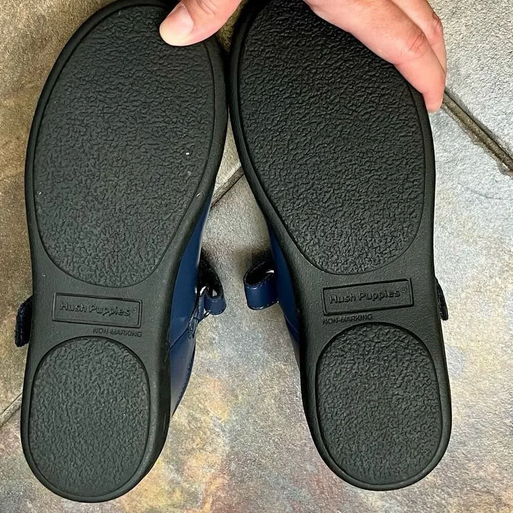 Hush Puppies Lexi Blue Mary Jane Slip-on Shoes 3 M